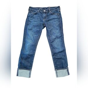 Adriano Goldschmied The Stevie Cuff Slim Straight Cuffed Jeans